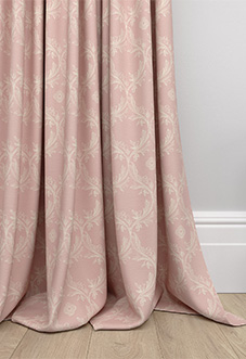 Trellis Prints, Vine and Bloom Rosies Pink - Made to Measure Curtains